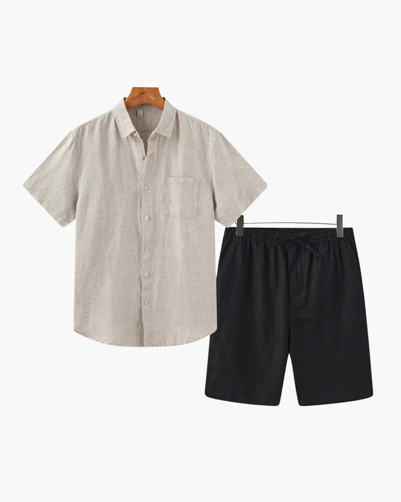 Greyford Linen Set – Buy the Shirt, Get the Shorts Free